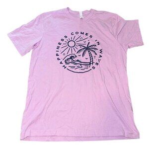 Happiness Comes In Waves Graphic T-Shirt XL